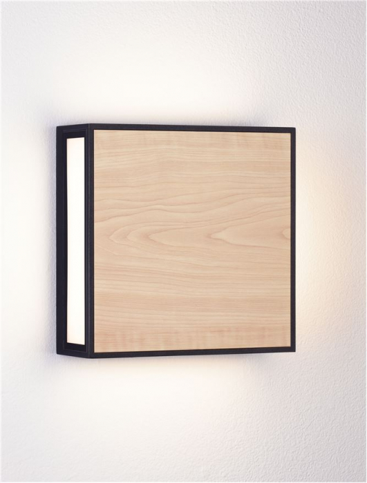Aplica exterior Nova Luce ASTRAL 9030631 LED 16W 3000K 374lm Sandy Black Die-Casting Aluminium & Clear Glass   IP65 [4]