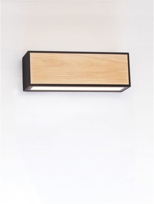 Aplica exterior Nova Luce ASTRAL 9030633 LED 10W 3000K 192lm Sandy Black Die-Casting Aluminium & Clear Glass   IP65 [6]