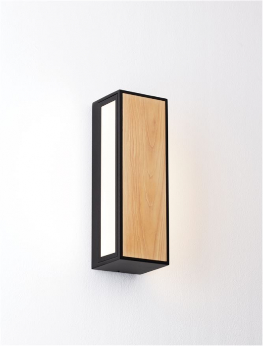 Aplica exterior Nova Luce ASTRAL 9030633 LED 10W 3000K 192lm Sandy Black Die-Casting Aluminium & Clear Glass   IP65 [7]