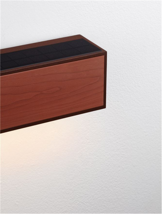 Aplica exterior Nova Luce BROW N 9030584 LED 2W 3000K 83lm Sandy Rust BroW n Die-Casting Aluminium & Clear Glass   IP65 [7]