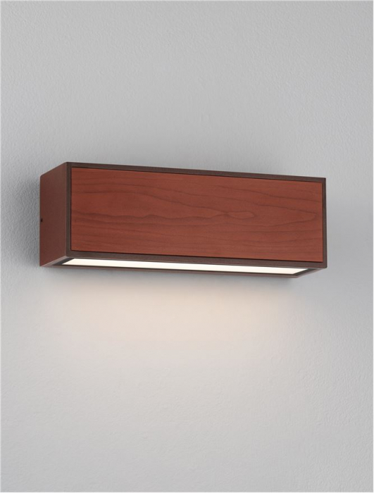 Aplica exterior Nova Luce BROW N 9030584 LED 2W 3000K 83lm Sandy Rust BroW n Die-Casting Aluminium & Clear Glass   IP65 [5]