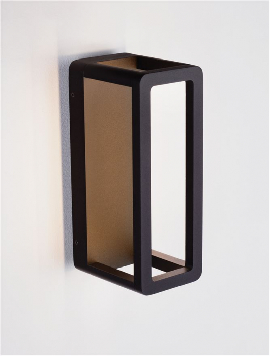 Aplica exterior Nova Luce COSMIC 9030592 LED 9W 3000K 255lm Sandy Black Die-Casting Aluminium & Polycarbonate Frost   IP65 [5]