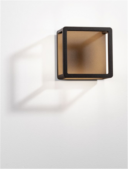Aplica exterior Nova Luce MISTI 9030568 LED 9W 3000K 271lm Sandy Black Die-Casting Aluminium & Polycarbonate Frost   IP65 [6]