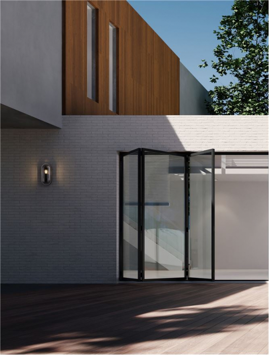 Aplica exterior Nova Luce RAFIC 9030577 E27 1x12W    Sandy Black Die-Casting Aluminium & Clear Polycarbonate   IP65 [3]