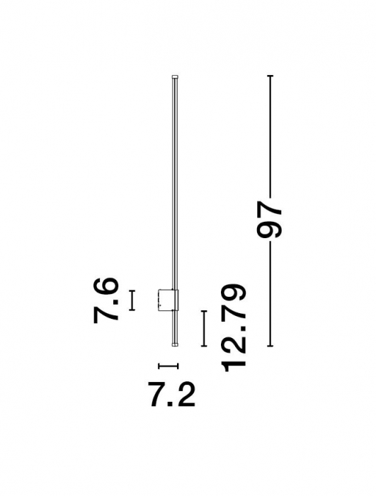 Aplica exterior Nova Luce RIDGE 9923407 LED 19W 3000K 1668lm Sandy White Aluminium   IP65 [2]