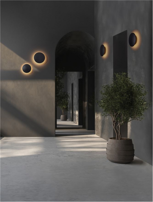 Aplica exterior Nova Luce VALNO 9923418 LED 16W 3000K 1046lm Sandy Black Aluminium  IP65 [3]