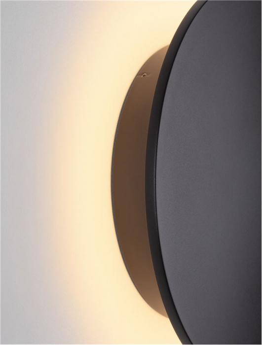Aplica exterior Nova Luce VALNO 9923418 LED 16W 3000K 1046lm Sandy Black Aluminium  IP65 [8]