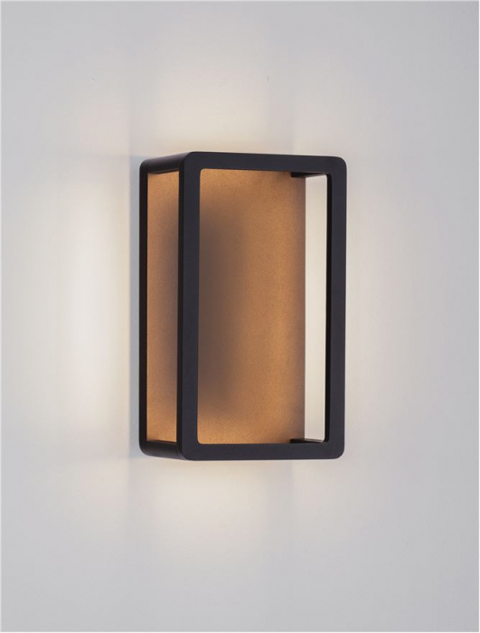 Aplica exterior Nova Luce VEL 9030570 LED 9W 3000K 244lm Sandy Black Die-Casting Aluminium & Polycarbonate Frost   IP65 [4]