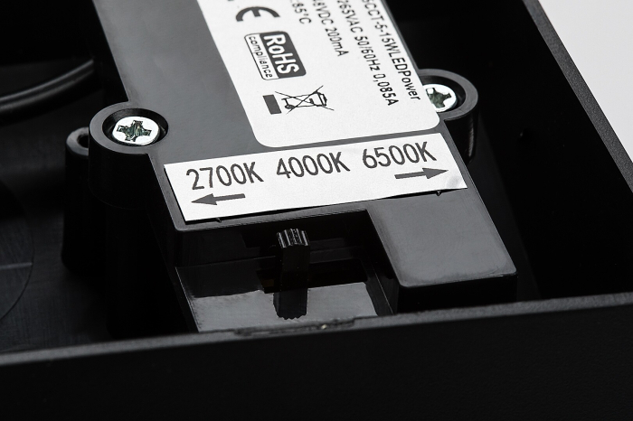 Aplica exterior Rabalux Batida LED 9W 900lm 2700, 4000, 6500K plastic plastic negru alb IP54 [6]