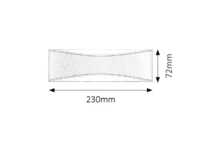 Aplica exterior Rabalux Birmingham LED 7W 796lm 4000KK aluminiu anthracite stil minimal, IP65 8795 [7]