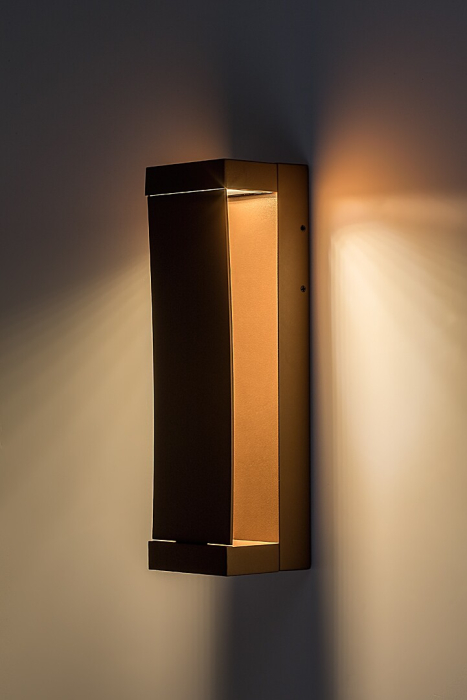 Aplica exterior Rabalux Bradu LED 12W 890lm 3000KK metal brown stil modern, IP65 77068 [7]