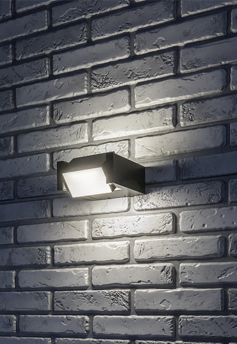 Aplica exterior Rabalux Cubbington LED 10W 720lm 4000K aluminiu plastic negru alb IP54 [10]