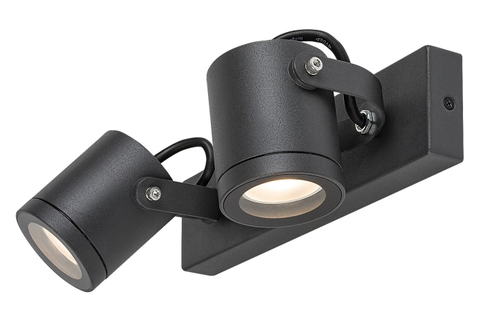 Aplica exterior Rabalux Elva GU10 aluminiu anthracite stil industrial, IP44 7930 [3]