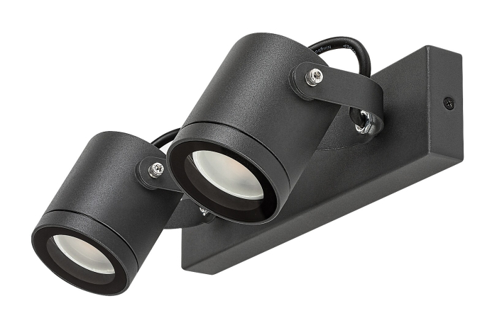 Aplica exterior Rabalux Elva GU10 aluminiu anthracite stil industrial, IP44 7930 [2]