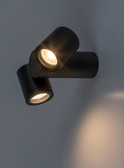 Aplica exterior Rabalux Enol GU10 aluminiu black stil modern, IP44 77111 [4]