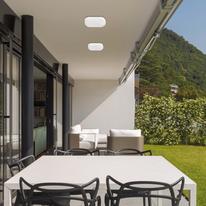 Aplica exterior Rabalux Hort LED 15W 1300lm 4000KK plastic white stil modern, IP54 7408 [8]