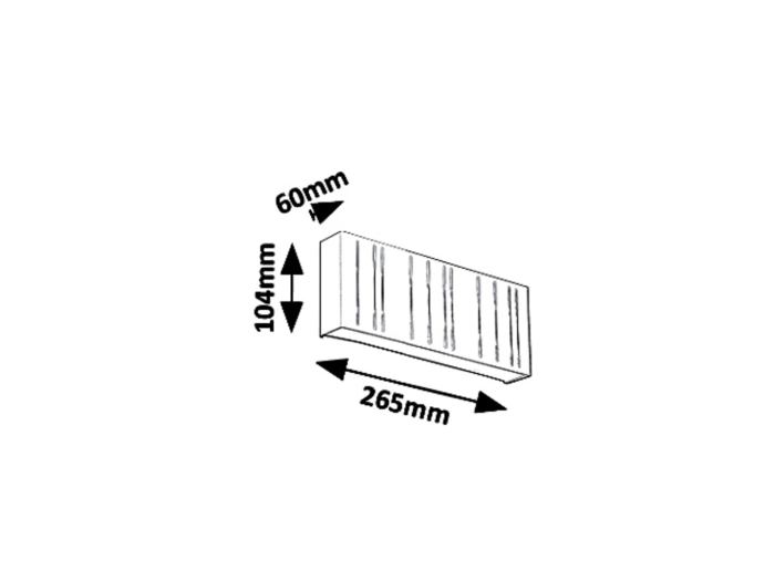 Aplica exterior Rabalux Maribor LED 12W 780lm 4000KK metal white stil minimal, IP65 8874 [4]