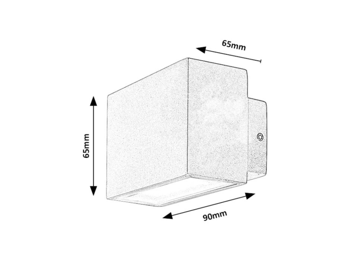 Aplica exterior Rabalux Mataro LED 7W 580lm 4000KK aluminiu white stil modern, IP54 77074 [5]