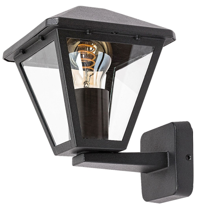 Aplica exterior Rabalux Paravento E27 aluminiu black stil clasic, IP44 7146 [3]