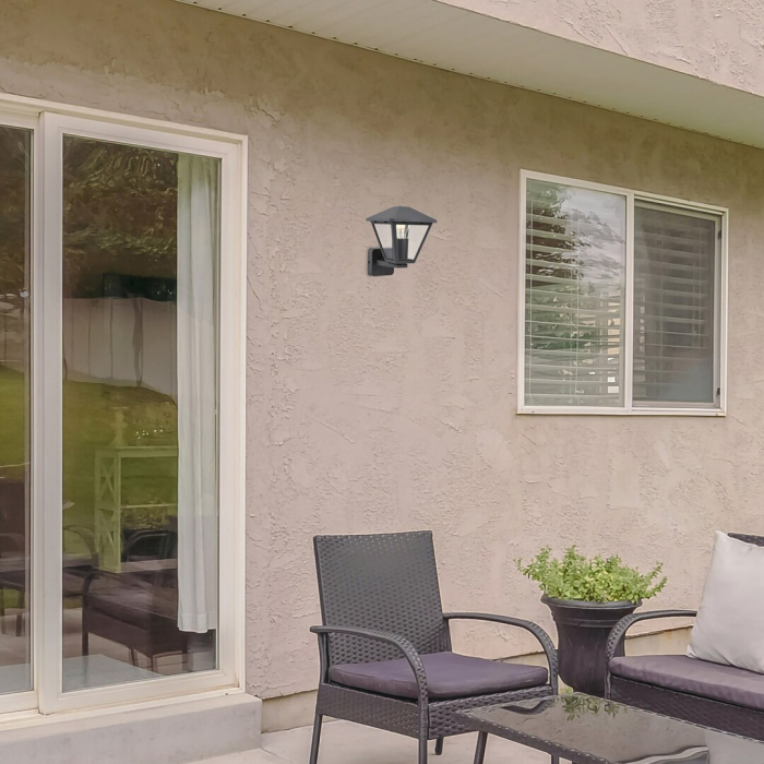Aplica exterior Rabalux Paravento E27 aluminiu black stil clasic, IP44 7146 [7]
