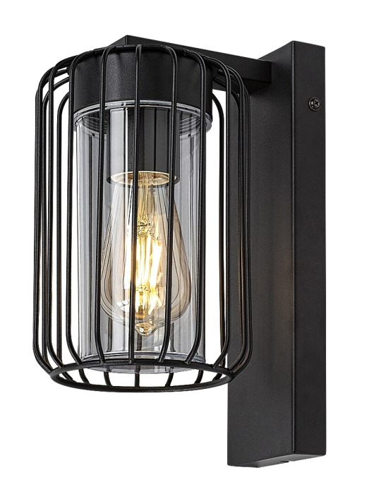 Aplica exterior Rabalux Tarpa E27 metal black stil industrial, IP44 77106 [3]