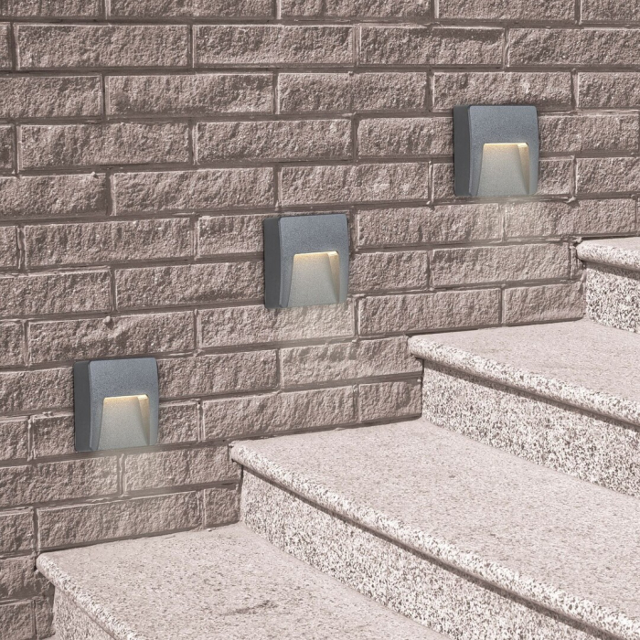 Aplica exterior Rabalux Trento LED 3W 100lm 4000KK plastic anthracite stil functional, IP65 8894 [4]