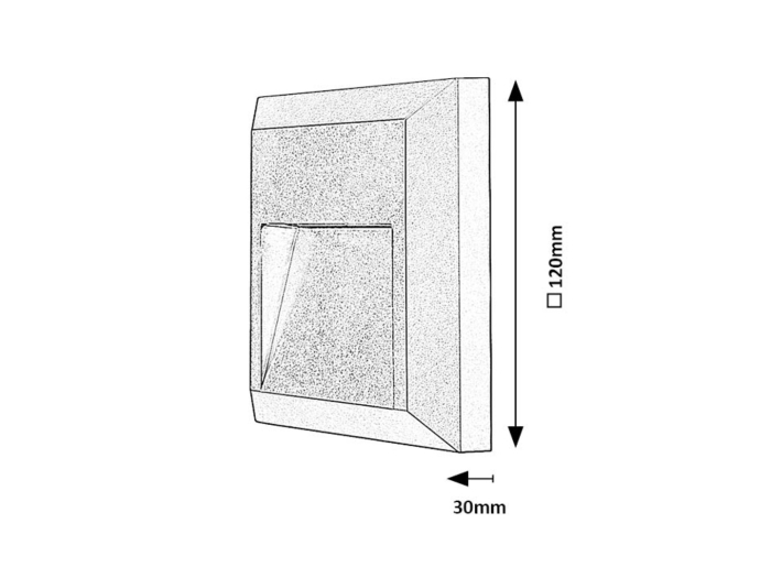 Aplica exterior Rabalux Trento LED 4W 180lm 4000KK plastic anthracite stil modern, IP65 77105 [5]