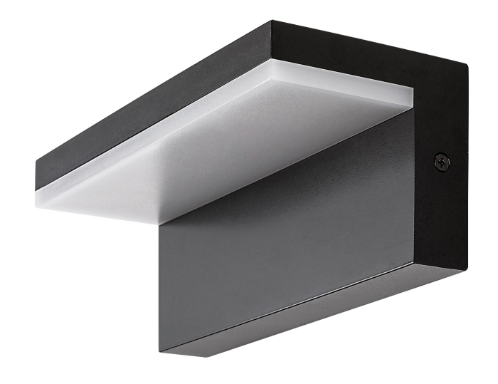 Aplica exterior Rabalux Zaragoza LED 10W 560lm 4000K plastic plastic negru alb IP54 [2]