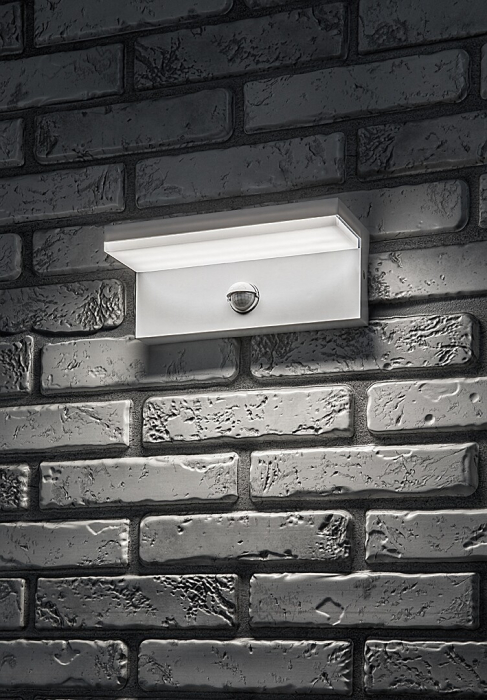 Aplica exterior Rabalux Zaragoza LED 9W 850lm 2700, 4000, 6500K plastic plastic alb alb IP54 [10]