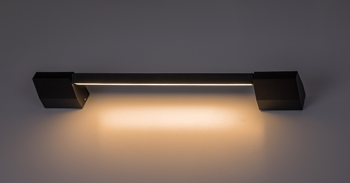 Aplica exterior Rabalux Zilina LED 8W 320lm 3000KK metal mat black stil minimal, IP54 77052 [3]