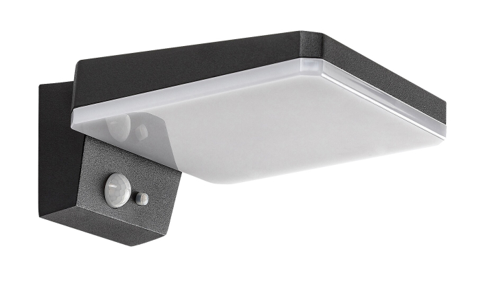 Aplica exterior solara Rabalux Lasset LED 4,4W 200lm 4000KK aluminiu black stil modern DC 3.7V IP54 77078 [2]