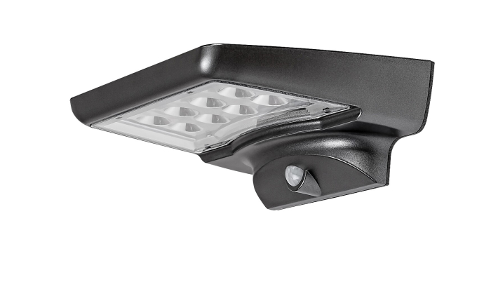 Aplica exterior solara Rabalux Moselle LED 4W 300lm 4000K plastic black stil modern DC 3.7V IP44 77014 [2]