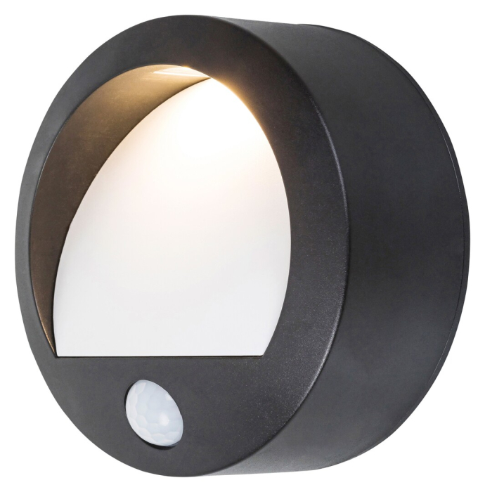 Aplica fatada trepte cu senzor Rabalux Amarillo LED 1,5W 50lm 3000KK plastic black stil minimal DC 4.5V IP44 7969 [2]