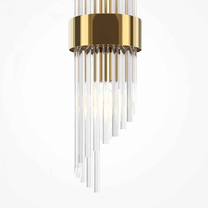 Aplica - Frame MOD174WL-02G E14 2x60W -  Metal Glass Gold IP20 [2]