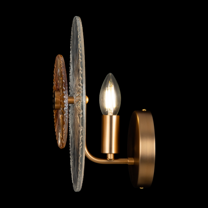 Aplica Maytoni Aster MOD007WL-01G E14 1x40W -  Metal Gold IP20 [5]