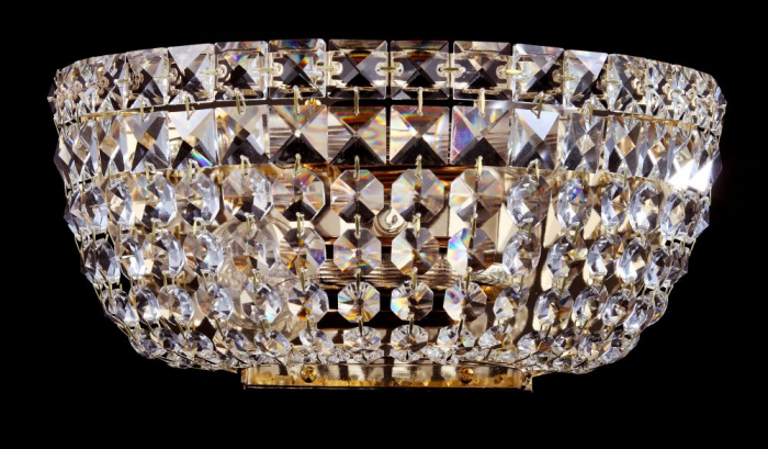 Aplica Maytoni Classic Basfor DIA100-WL-02-G E14 2x60W -  Metal/Glass Gold IP20 [4]