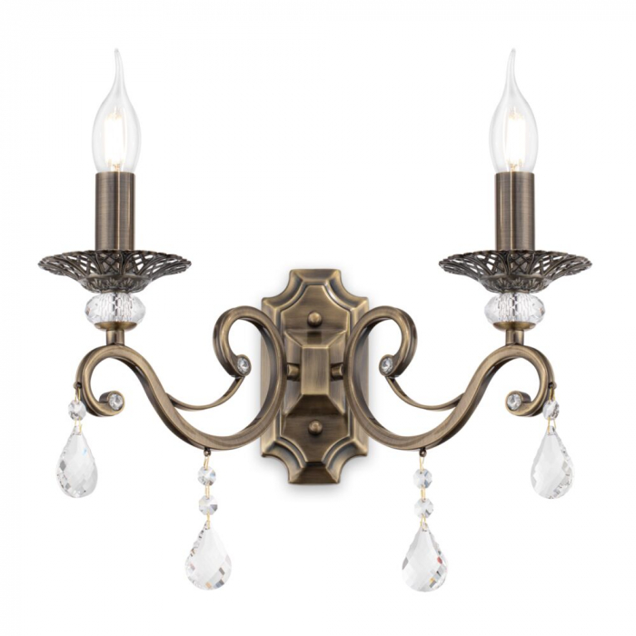 Aplica Maytoni Classic Grace RC247-WL-02-R E14 2x60W -  Metal Brass IP20 [2]