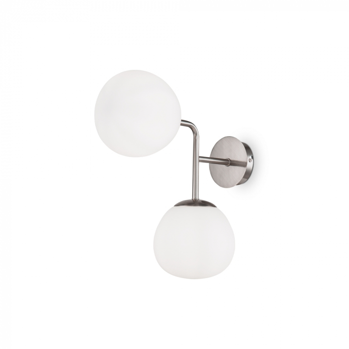 Aplica Maytoni Erich MOD221-WL-02-N E14 2x40W -  Metal Nickel IP20 [2]