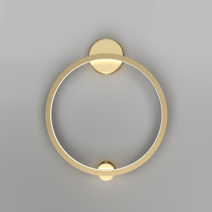 Aplica Maytoni Halo MOD005WL-L22BSK LED 24W 4000K 1250lm Aluminiu Brass IP20 [2]