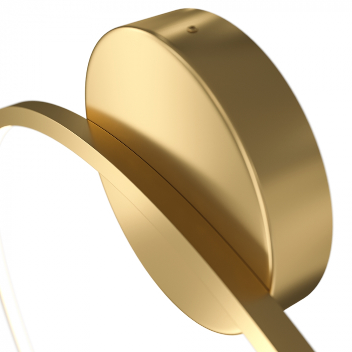 Aplica Maytoni Halo MOD005WL-L46BSK1 LED 47W 4000K 2300lm Aluminiu Brass IP20 [2]
