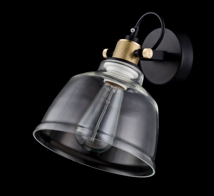 Aplica Maytoni Irving T163-01-W E27 1x40W -  Metal Black IP20 [2]