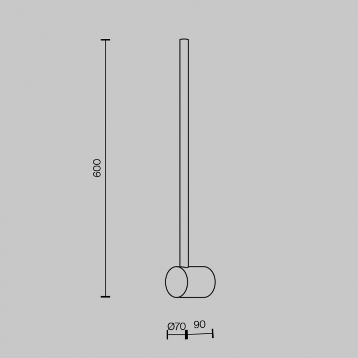 Aplica Maytoni Light stick MOD237WL-L6BS3K LED 7W 3000K  Metal Brass IP20 [4]