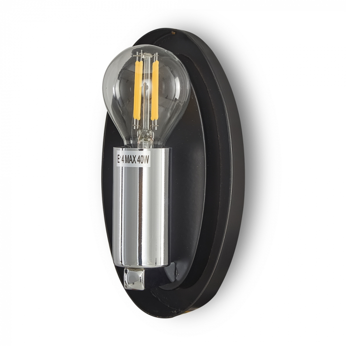 Aplica Maytoni Mabell MOD306WL-01CH E14 1x40W -  Metal Black IP20 [2]