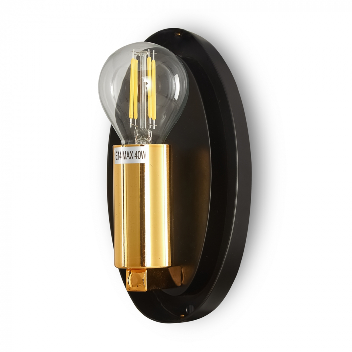 Aplica Maytoni Mabell MOD306WL-01G E14 1x40W -  Metal Black IP20 [2]