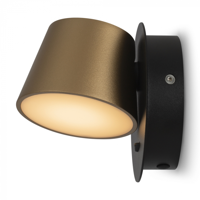 Aplica Maytoni Pixel MOD421WL-L6BBS3K LED 7W 3000K 350lm Metal/Acril Black/Gold IP20 [4]