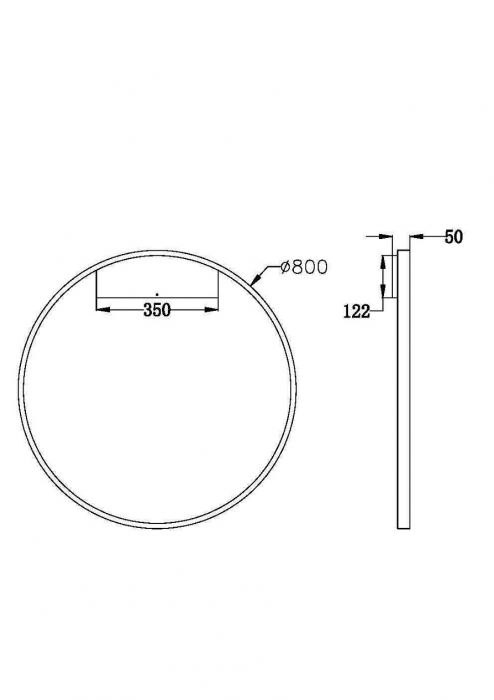 Aplica Maytoni Rim MOD058WL-L50BS3K LED 51W 3000K 2400lm Aluminiu Gold IP20 [4]