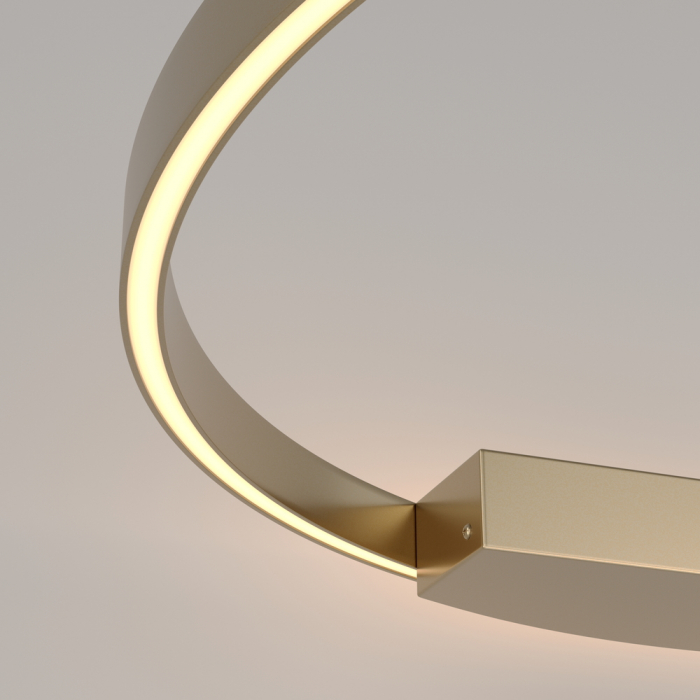 Aplica Maytoni Rim MOD058WL-L50BS3K LED 51W 3000K 2400lm Aluminiu Gold IP20 [2]