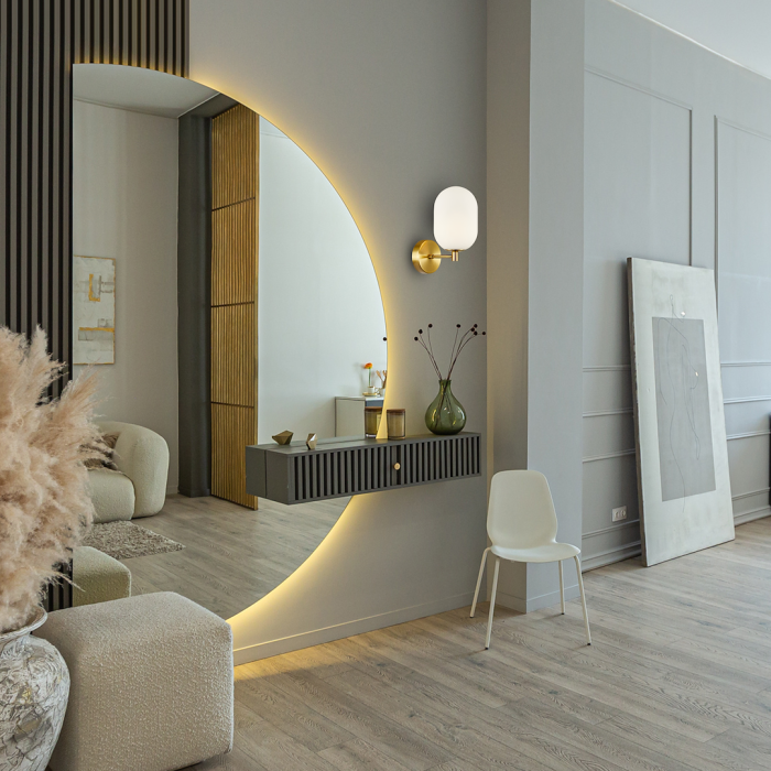 Aplică Milagro Alias  1xG9 max 8W   230V/50Hz Gold Metal & Sticla IP20 [4]