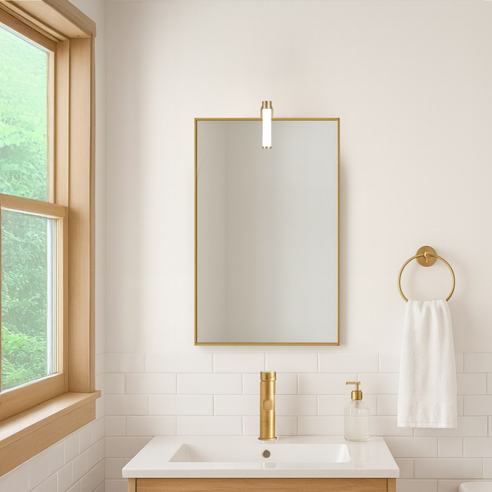 Aplica Milagro Apa mini LED 4W 340lm 4000K 230V Gold Plastic IP44 [3]