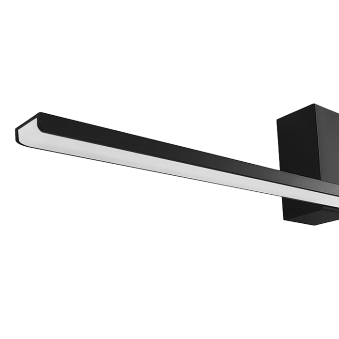 Aplica Milagro Artemis LED 13.8W 950Lm 4000K 230V Black Metal & Plastic IP44 [2]